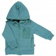 Sweat à capuche bébé émeraude
